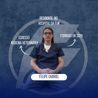 “A prática e o conhecimento caminham juntos na formação de um bom veterinário” – Felipe Gabriel