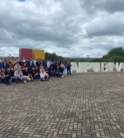 Alunos da FAM realizam visita técnica à Usina Hidrelétrica de Itaipu
