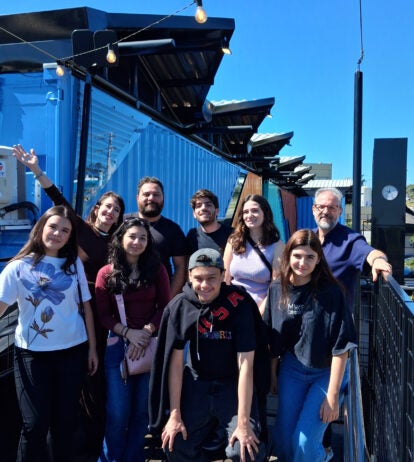 Visita técnica de Arquitetura à Estação Odessa amplia repertório dos alunos