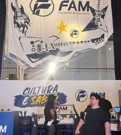 Cultura e Saber aproxima FAM do público no Rock Fest Santa Bárbara e contempla cinco participantes